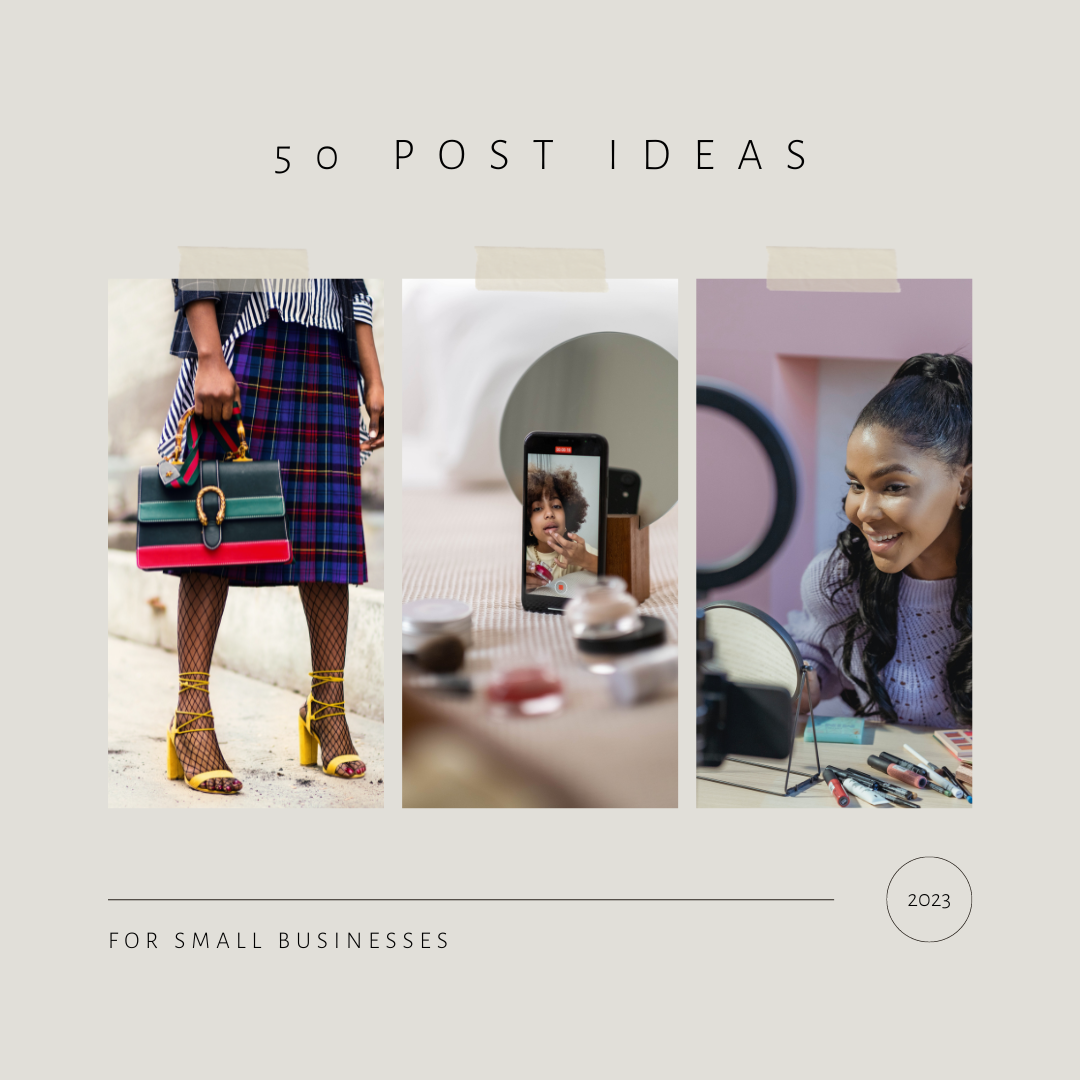 social media post ideas for small businesses